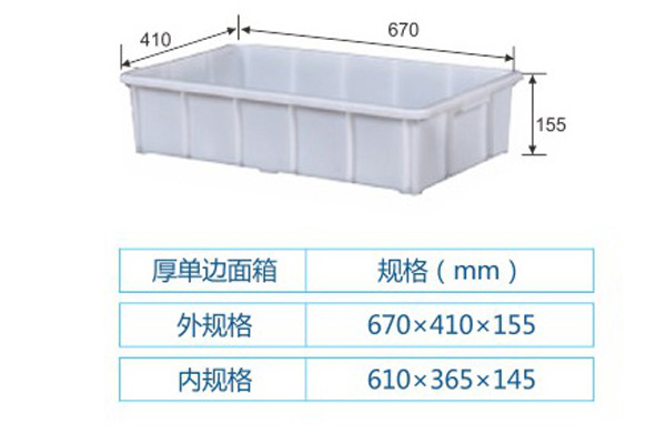 厚单边面箱